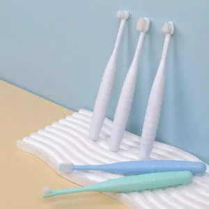 Pet Toothbrush Soft Bristle Oral Cleaning Dental Care Tooth Brush For Dogs And Cats