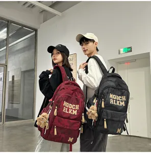 Stylish camouflage student backpack with large capacity and ergonomic design for daily use.