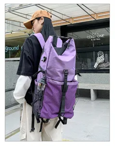Zaino a quadri sportivo all'aperto grande capacità viaggio escursionismo per donna