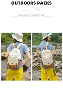 Casual outdoor backpack daypack for women stylish travel hiking bookbag school day pack