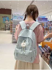 Niedlicher Ahornblattdruck Studenten Rucksack, grosse Kapazitaet freizeit Alltag Schultertasche.
