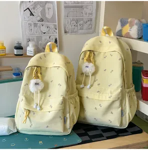 Süsser Ahornblatt Druck Schulrucksack mit grosser Kapazität für Schüler Teenager