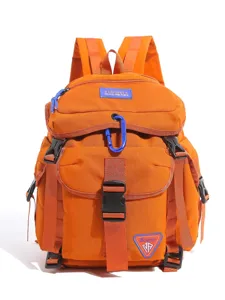 Starker modischer Outdoor Rucksack grosser Kapazitaet Freizeitreise Schule Laptoptasche orange