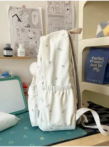 Süßer Ahornblatt Druck Schulrucksack große Kapazität lässiger Tagesrucksack für Mädchen.
