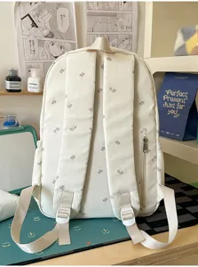 Niedlicher Ginkgoblatt-Rucksack für Schüler, lässiger Daypack mit großem Fassungsvermögen.