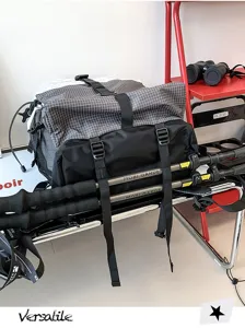 Zaino da viaggio da trekking sportivo all'aperto alla moda a grande capacità a quadri unisex