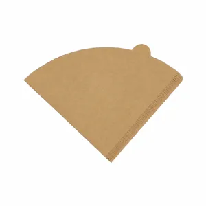 Natürliches braunes Kaffeefilterpapier V60 konisch Tropffilter für Kaffeebereiter