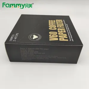 V60 Kegel Kaffeefilterpapier Natürlicher Holzschliff Pour Over Kaffeebereiter Papierfilter Für Küche Café