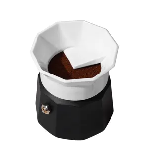 Kaffeeverteiler Werkzeug für Mokkakanne, schneller drehbarer Dosierring für Kaffeemaschine.
