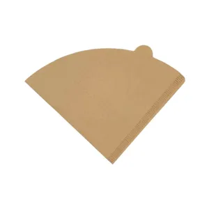 Filtre à café V60 non blanchi en pulpe de bois naturelle conique pour infusion drip filtre