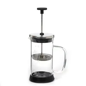350ml glazen handvat french press koffiezetapparaat hittebestendig borosilicaatglas theebereider