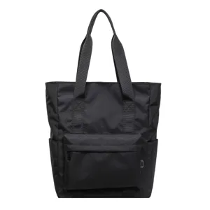 Borsa tote minimalista di grande capacità da donna, versatile borsa a spalla in tela per il lavoro.