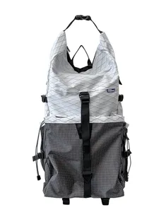 Zaino da viaggio a quadri grande capacità trekking ciclismo sport outdoor alla moda donna