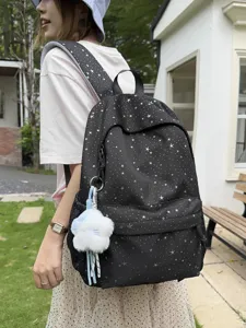 Süßer Cartoon Stern großer Kapazität Schulrucksack für Mädchen Studenten Freizeit Tasche