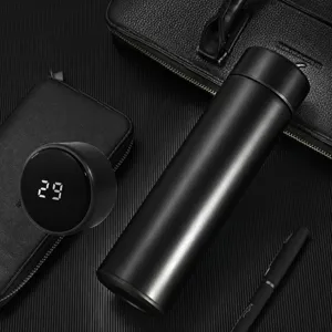 Tasse Thermos Intelligente en Acier Inoxydable Affichage de la Température LED Bouteille Isotherme Cadeau d'Affaires