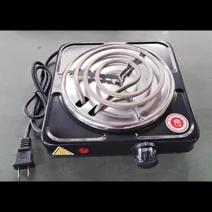 Plaque chauffante electrique portable un feu cuisiniere pour cuisine comptoir 110V