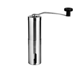 Molinillo de Café Manual de Acero Inoxidable Portátil Manivela Mini Molino de Granos de Café Con Muela de Cerámica Para Hogar Viaje