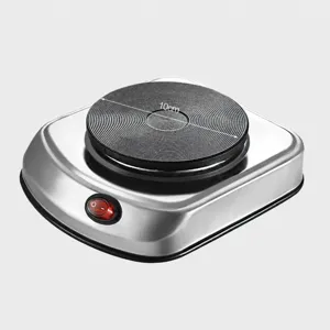 Piastra riscaldante elettrica mini compatta per caffè e tè con bobina da 10cm.