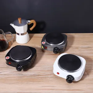 Mini plaque chauffante électrique 500W chauffe-café thé portable appareil de table coloré