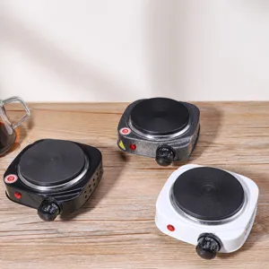 Poêle Électrique Multidirectionnel Plaque Chauffante en Fonte Portable Mini Brûleur Électrique pour Cuisine Thé Café Chauffage