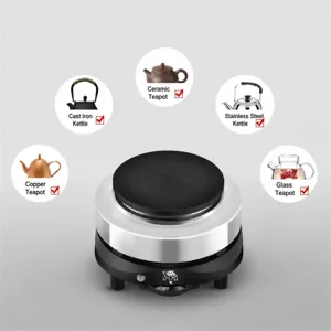 Mini electric tea stove portable coffee heater electric heating furnace burner for pots
