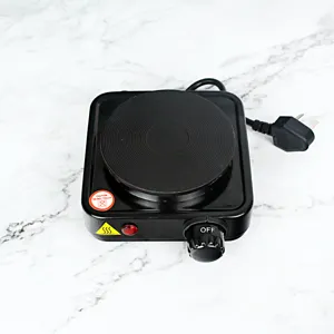 500W portable mini electric hot plate stove coffee tea heater with adjustable temp control