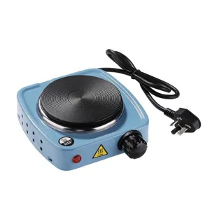 Placa calefactora eléctrica compacta de 500W mini hornillo para té y café con termostato.