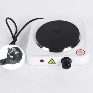 1500W Electric Hot Plate Single Burner 18.5cm Portable Cooking Stove Countertop Cooker