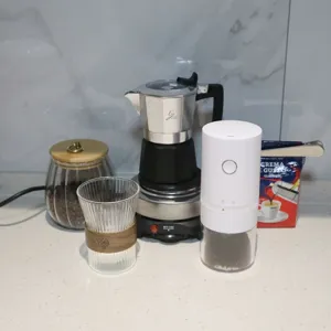 Edelstahl Moka Kanne Doppelventil Espresso Kocher Klassische Italienische Kaffeemaschine Neu