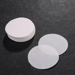 Runde Papier-Kaffeefilter für Mokkakanne, weiße Filtertüten, umweltfreundlich, 100 Stück.