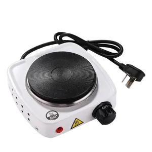 Mini Estufa Eléctrica Placa Calefactora de Escritorio Portátil Control de Temperatura Estufa de Té Eléctrica Cafetera