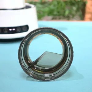 Anello Distributore di Polvere per Caffettiera Moka Imbuto Antiversamento Girevole Livellatore per Espresso Strumento da Barista