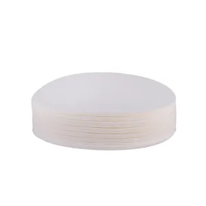 Rond koffiefilterpapier voor mokkapot, druppelkoffiezetapparaat en perspot. 100 stuks.