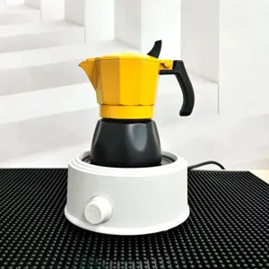 Καφετιέρα Moka Διπλής Βαλβίδας Ιταλική Μηχανή Εσπρέσο Καφετιέρα Εστιών Κράμα Αλουμινίου