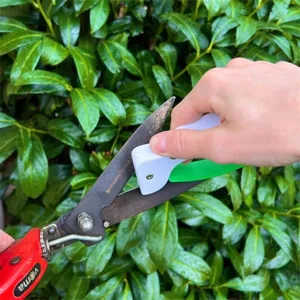 Handheld portable knife sharpener for outdoor scissors and kitchen tools detail view.