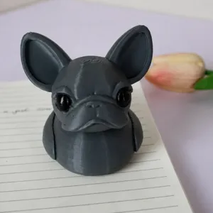 French Bulldog Duck figurine 3D printed creative animal statue home desktop decor