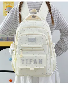 Japanischer Stil süßer Stern Print große Kapazität Schulrucksack Student Freizeit Tasche neu