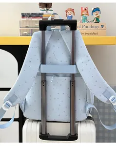 Japanischer Stil süßer Stern bedruckter Studenten Rucksack große Kapazität lässige Schultasche