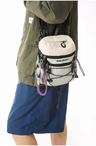 Outdoor sports lightweight backpack versatile casual commuter shoulder bag with color-blocking style.