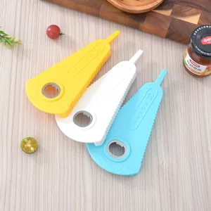 Apribottiglie e Apriscatole Multifunzionale con Impugnatura Antiscivolo Utensile da Cucina Ergonomico per Uso Domestico