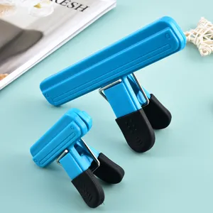 Household plastic food sealing clips for snack preservation and moisture proof storage bag.