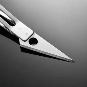 Stainless steel kitchen hair plucking tweezers tool precision tip chicken feather remover.