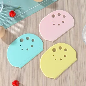 Thickened Plastic Baking Scraper Double Sided Graduated Dough Cutter Cake Spatula Kitchen Pastry Tool
