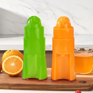 Manual Hand Press Orange Lemon Squeezer Portable Plastic Fruit Juicer Manual Citrus Juicer For Home Kitchen