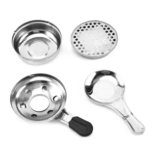 Ensemble de pièces de réchaud à alcool mini en acier inoxydable, accessoires.
