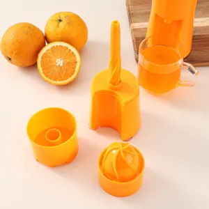 Portable manual orange juicer multi-functional household kitchen fruit squeezer tool