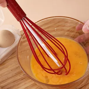 Frusta da cucina manuale in acciaio inossidabile per sbattere uova e crema per la casa