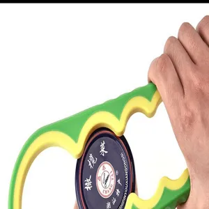 Multi-functional 4-in-1 jar opener detail showing grip and usage on a canned food lid.