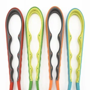 Detailed view of the multi-functional 4-in-1 jar opener, featuring colorful ergonomic design.