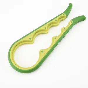 Multi-functional 4-in-1 jar opener and manual bottle opener kitchen gadget tool for daily use